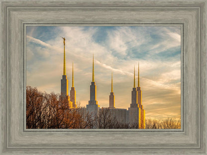 Golden Hour Washington DC Temple