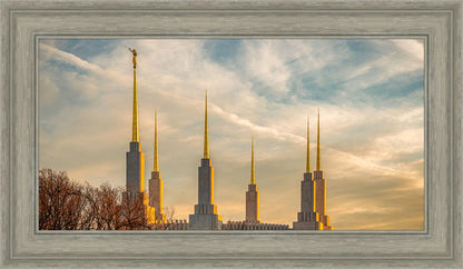 Golden Hour Washington DC Temple