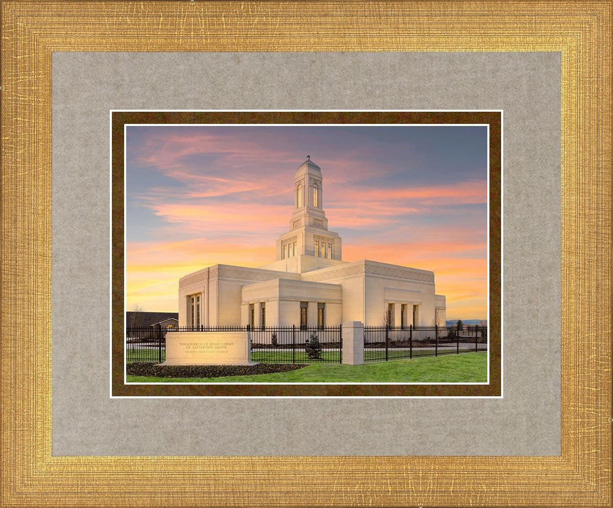 Helena Montana at Sunrise