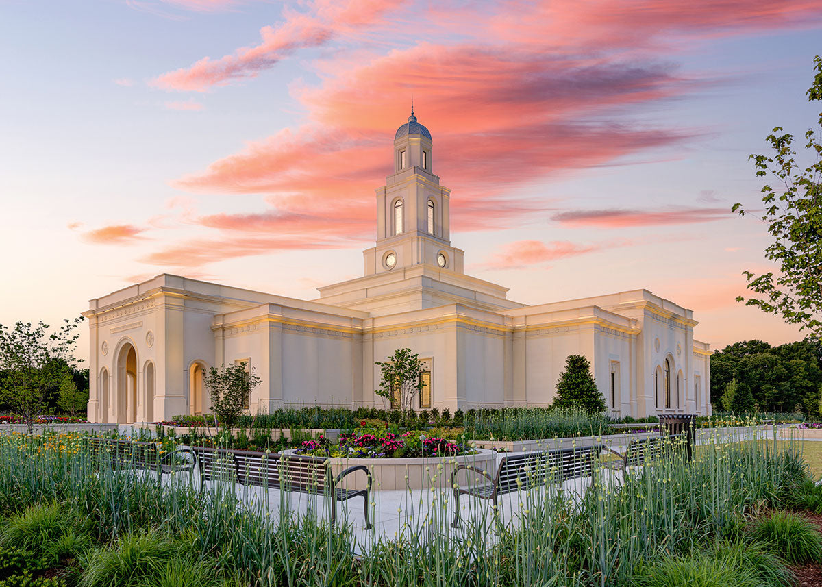 Bentonville Arkansas at Sunrise