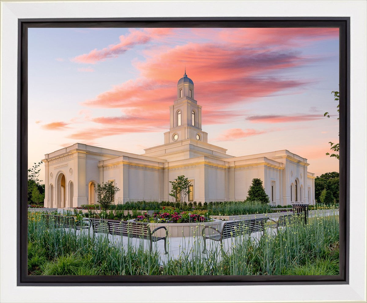 Bentonville Arkansas at Sunrise