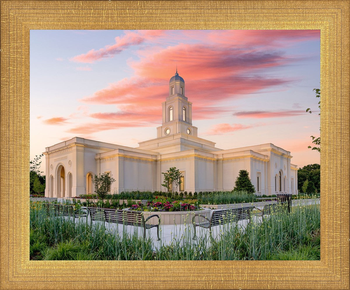 Bentonville Arkansas at Sunrise