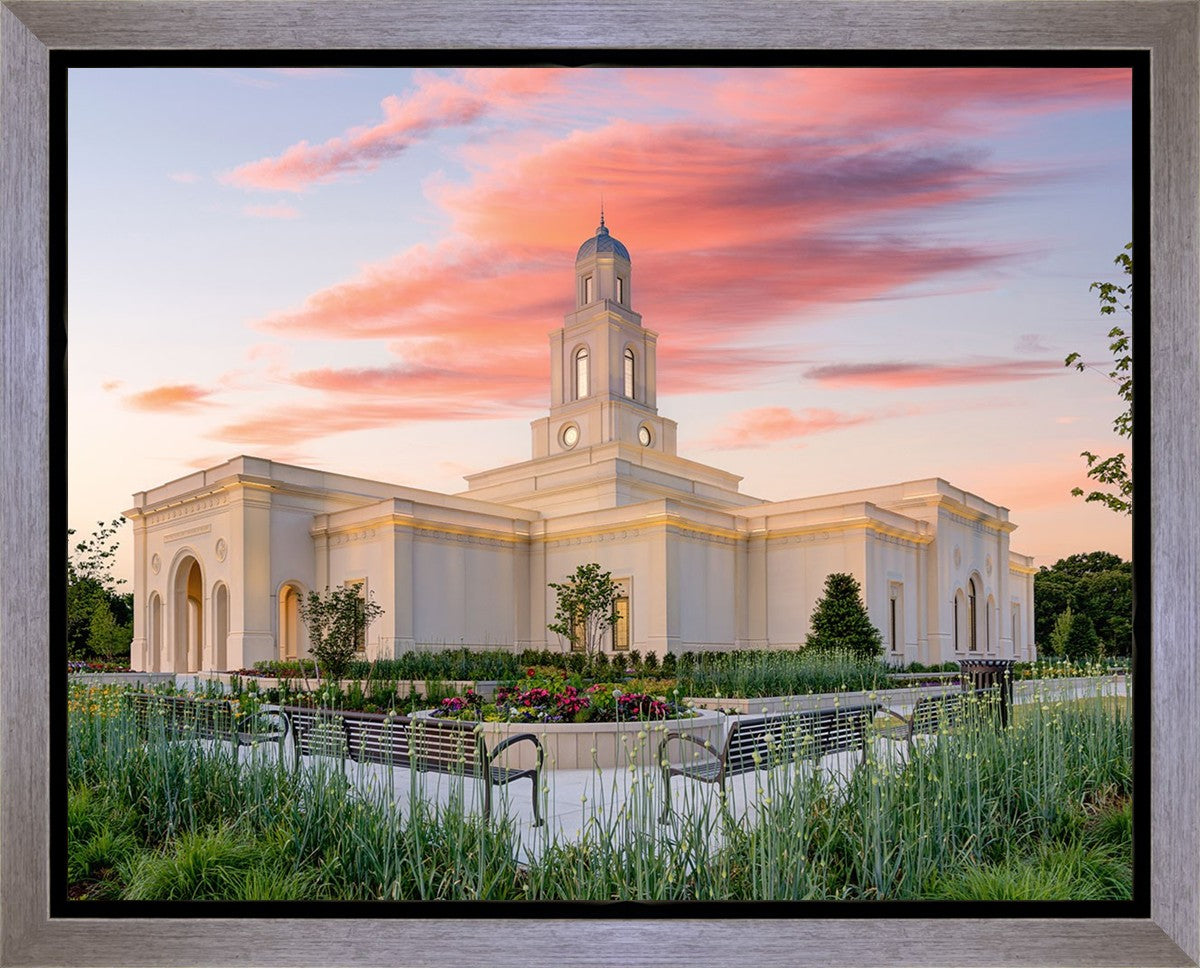 Bentonville Arkansas at Sunrise