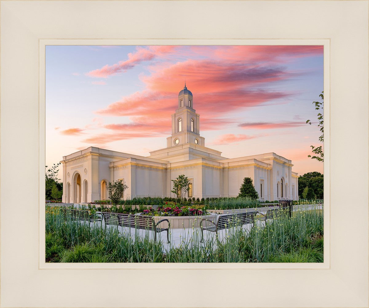 Bentonville Arkansas at Sunrise
