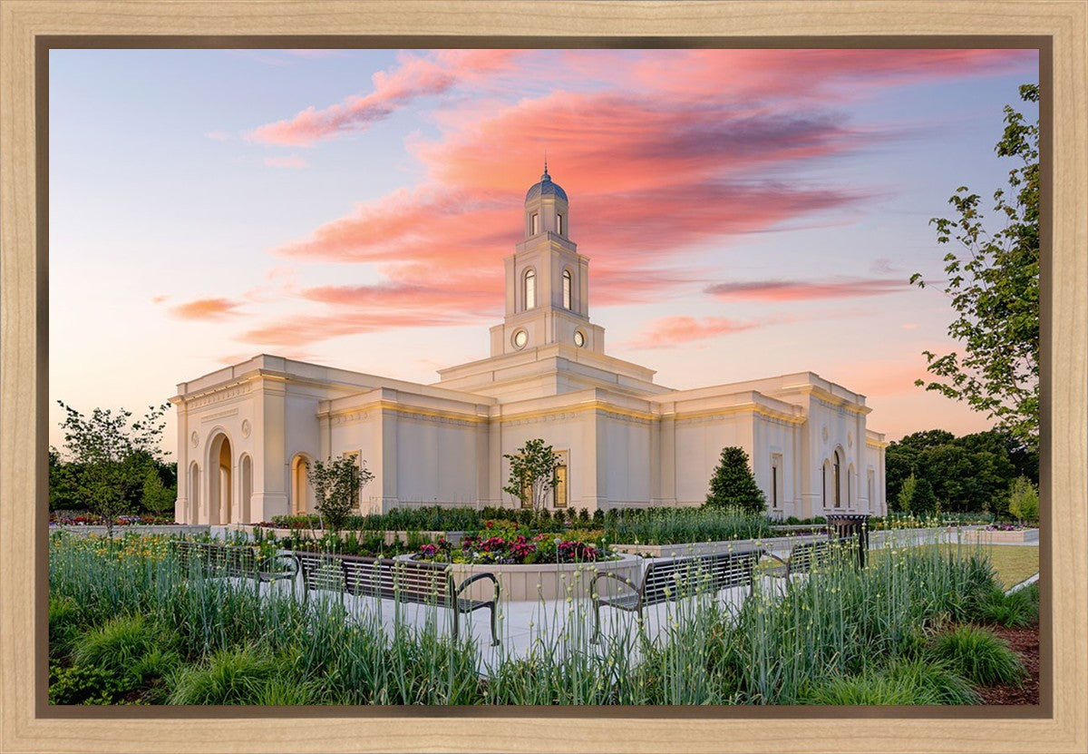 Bentonville Arkansas at Sunrise