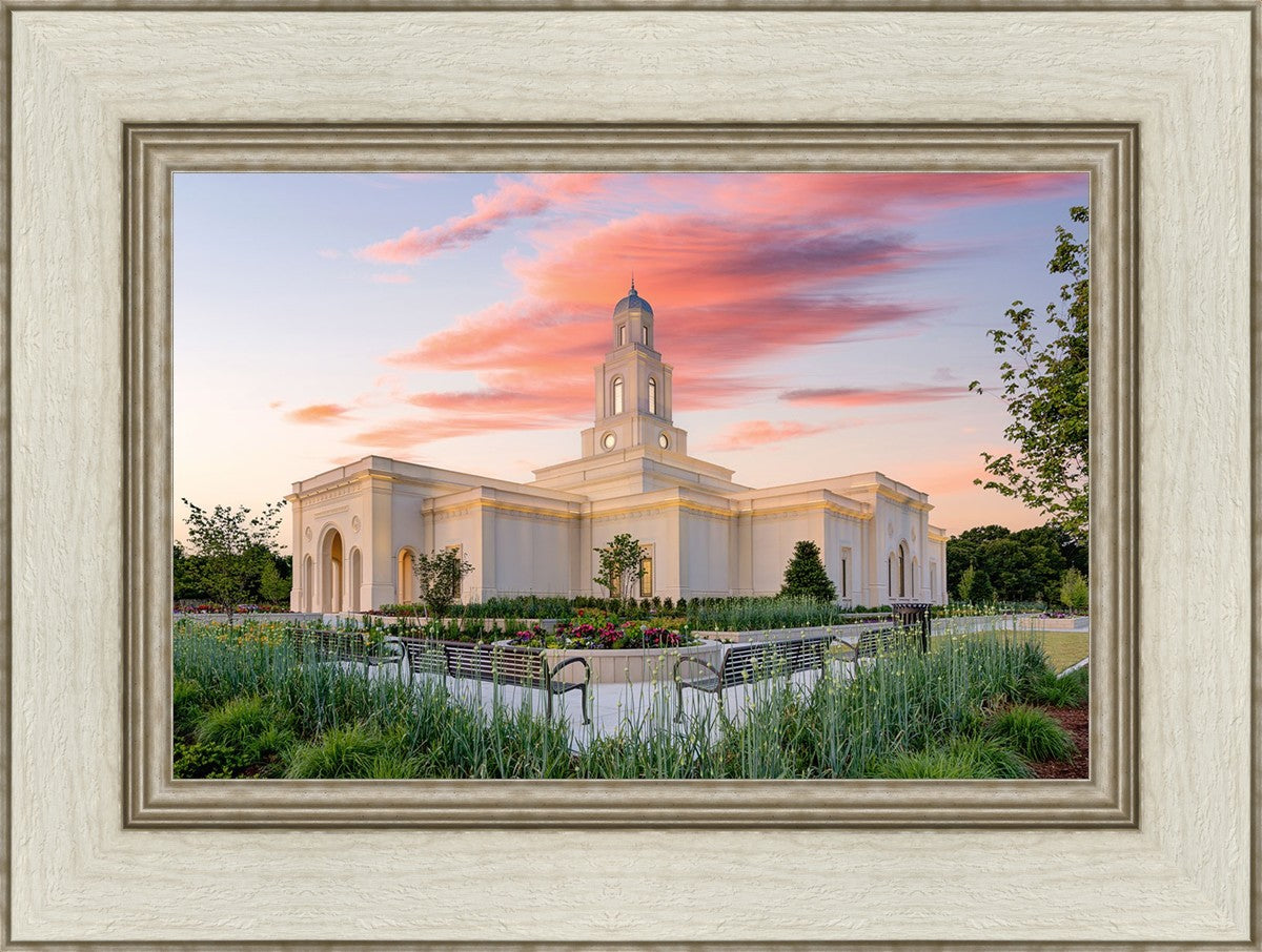 Bentonville Arkansas at Sunrise
