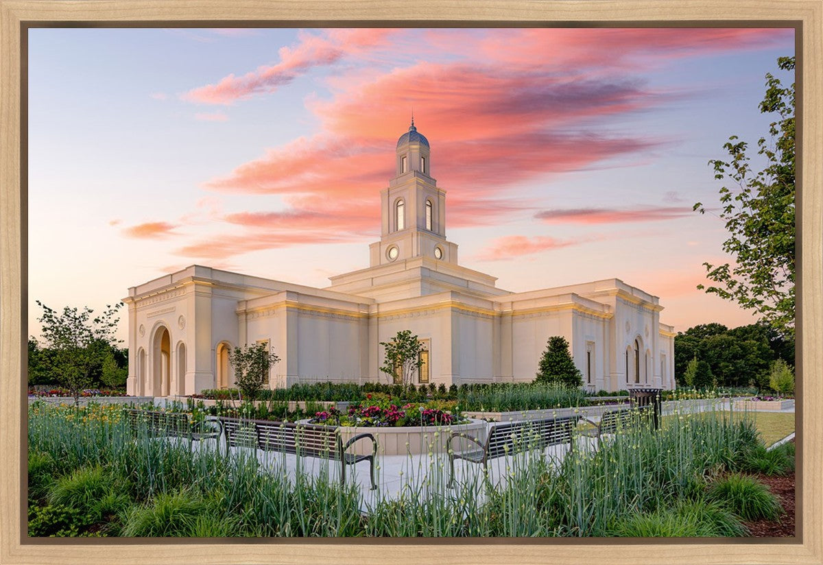 Bentonville Arkansas at Sunrise