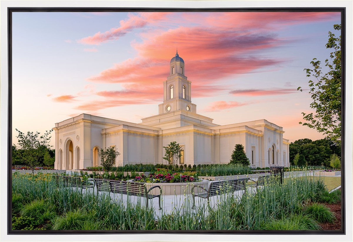 Bentonville Arkansas at Sunrise