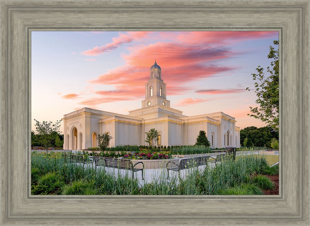 Bentonville Arkansas at Sunrise
