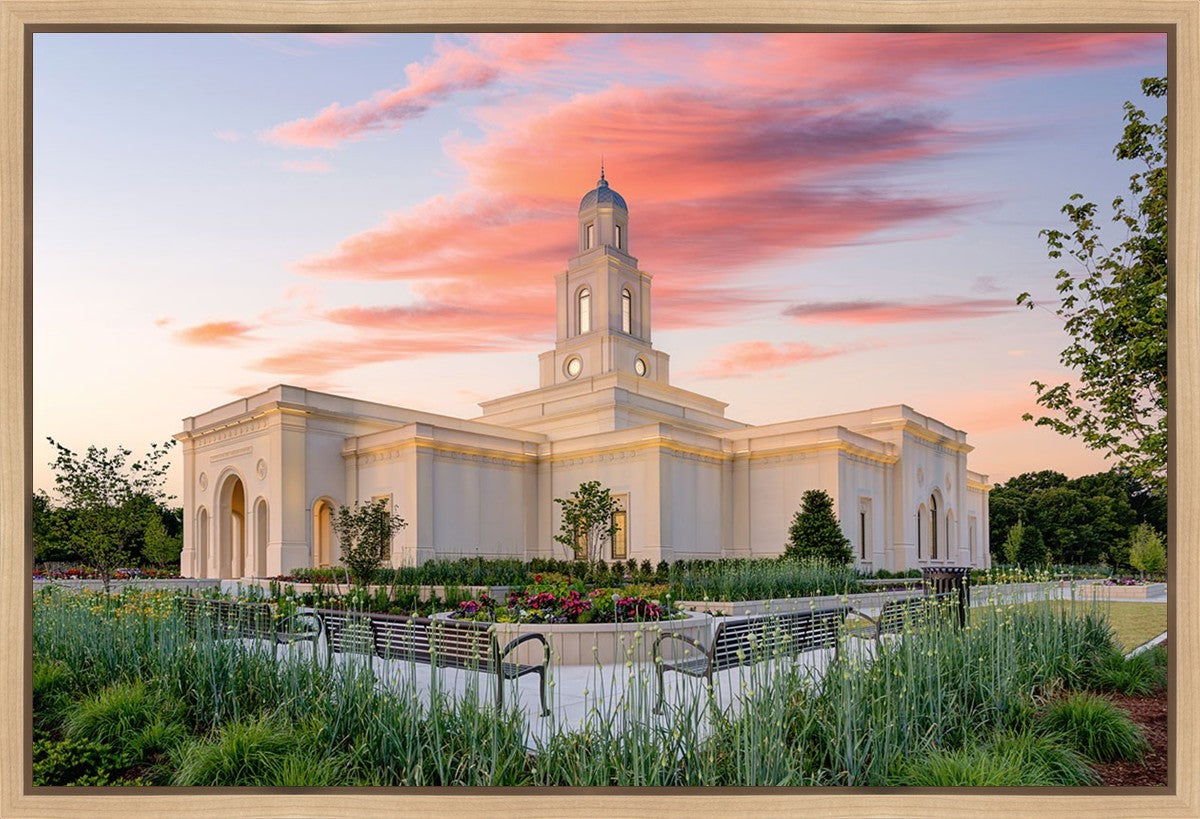 Bentonville Arkansas at Sunrise