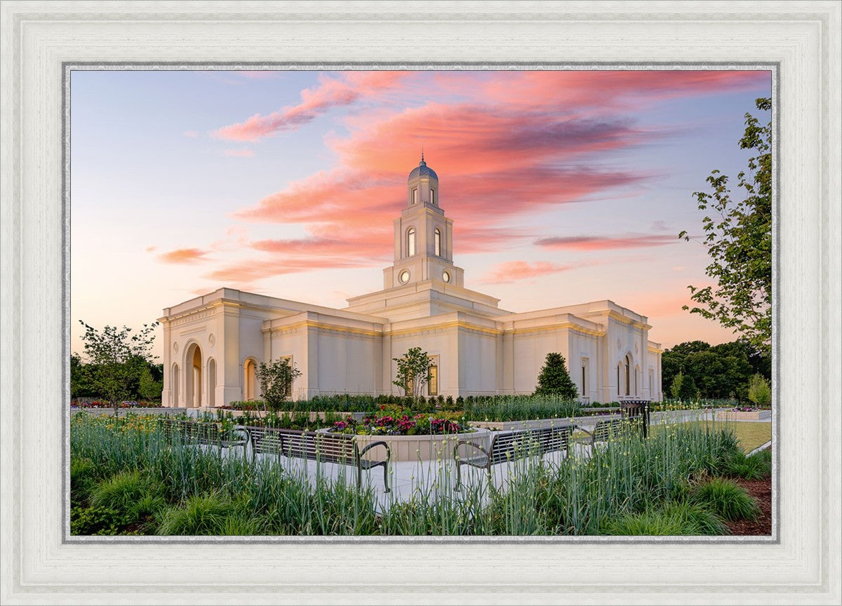Bentonville Arkansas at Sunrise