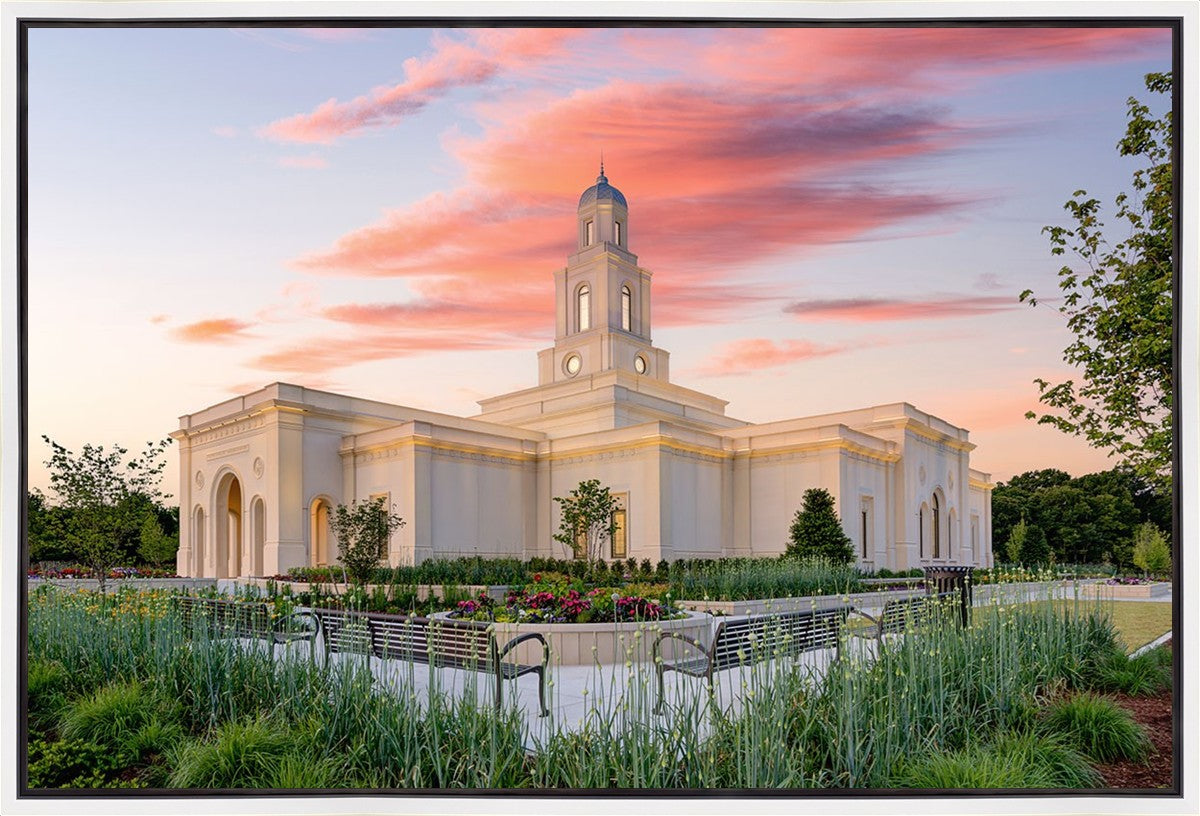 Bentonville Arkansas at Sunrise