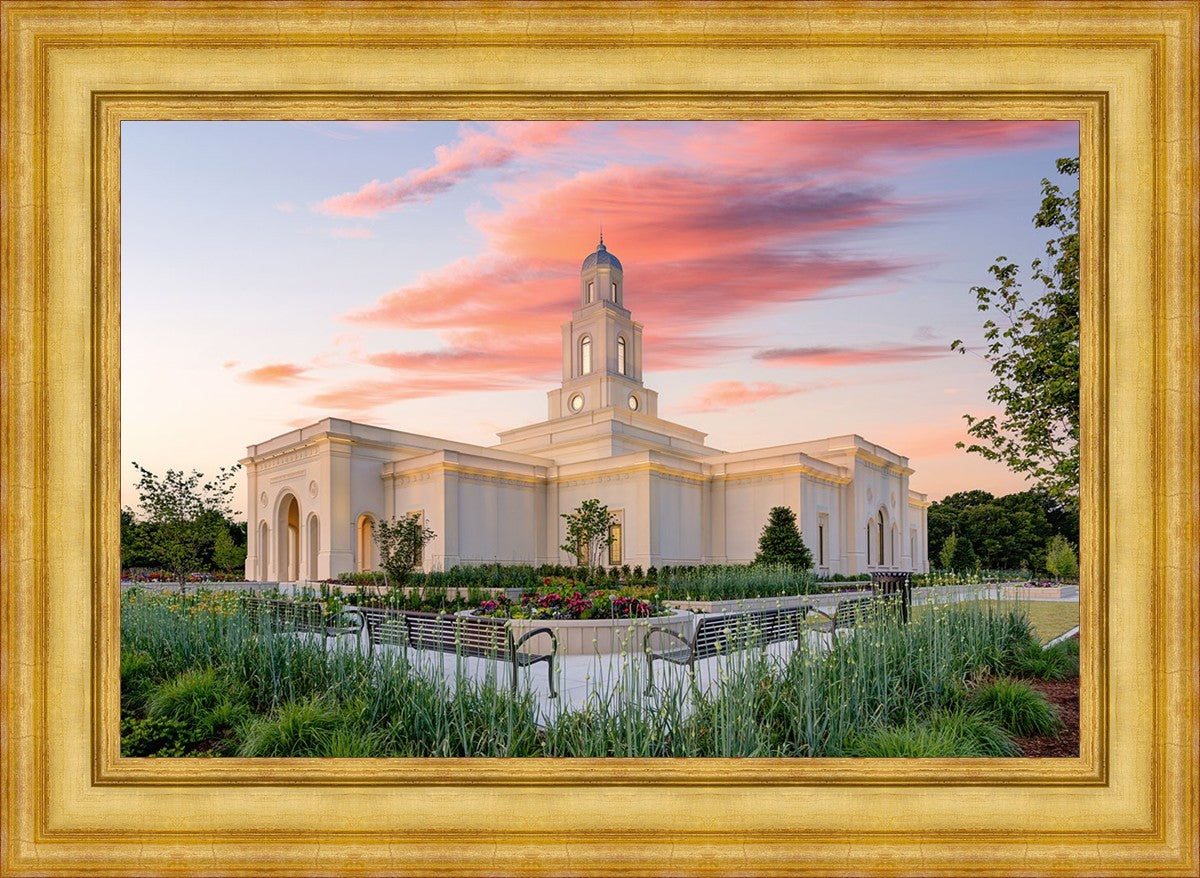 Bentonville Arkansas at Sunrise