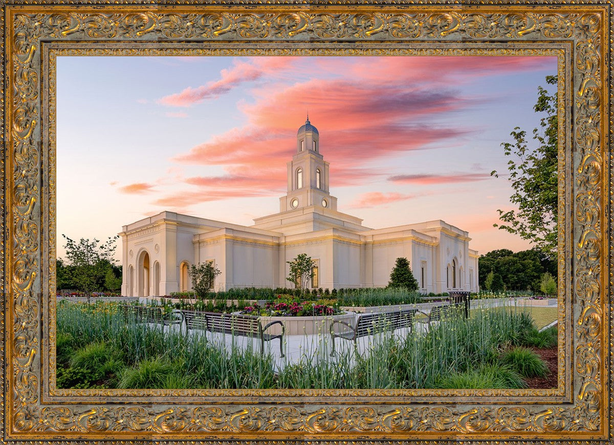 Bentonville Arkansas at Sunrise