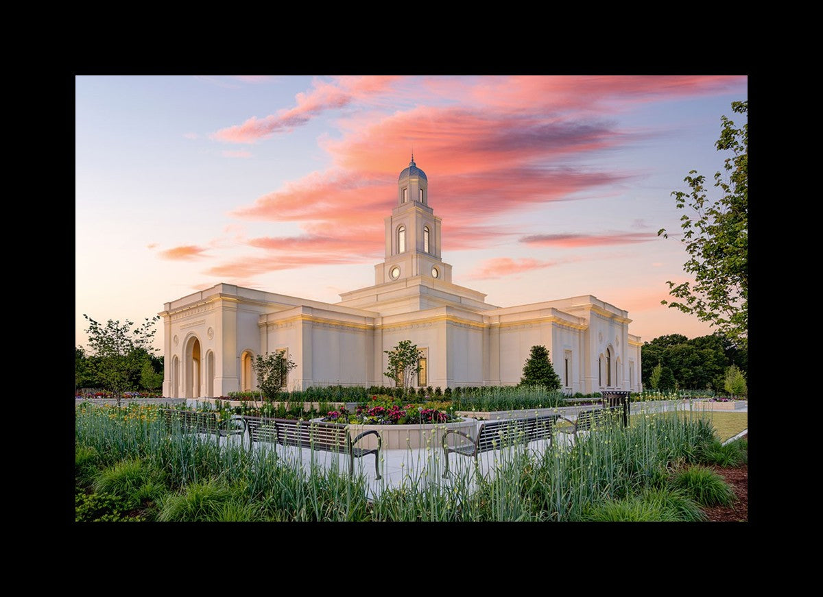 Bentonville Arkansas at Sunrise