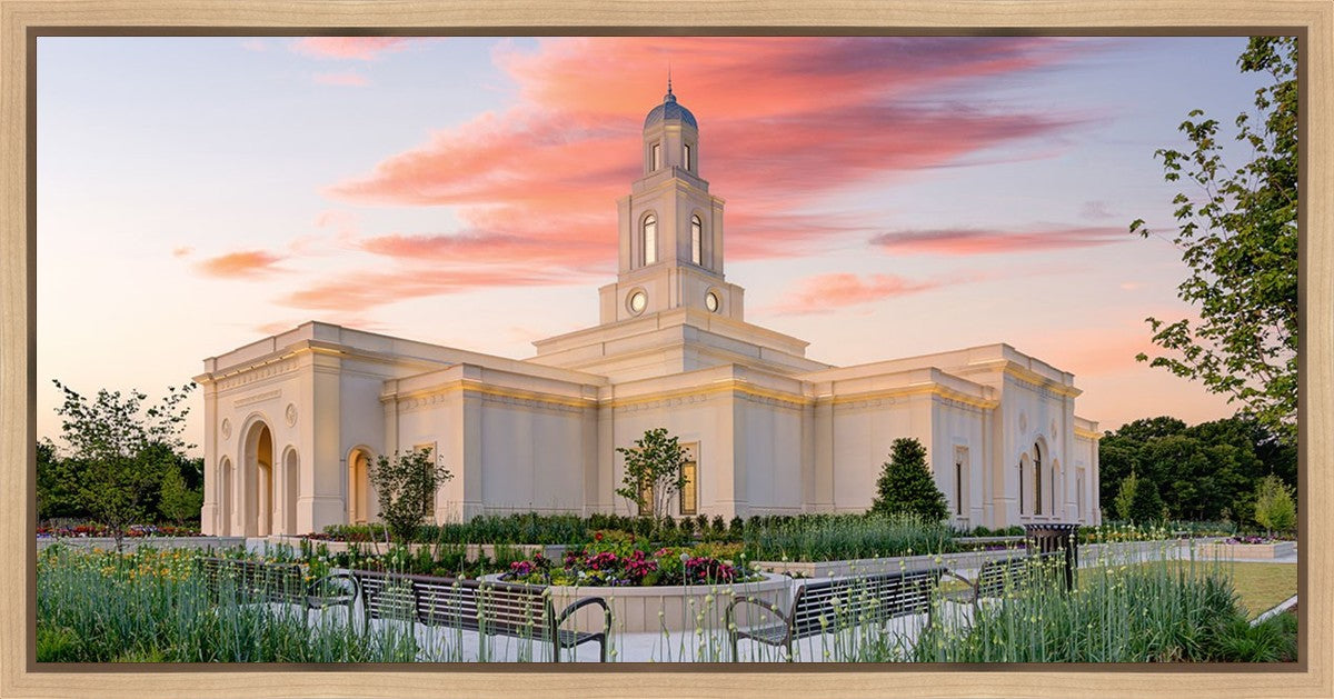 Bentonville Arkansas at Sunrise