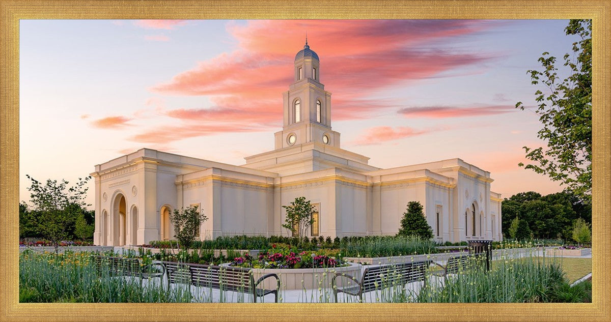 Bentonville Arkansas at Sunrise