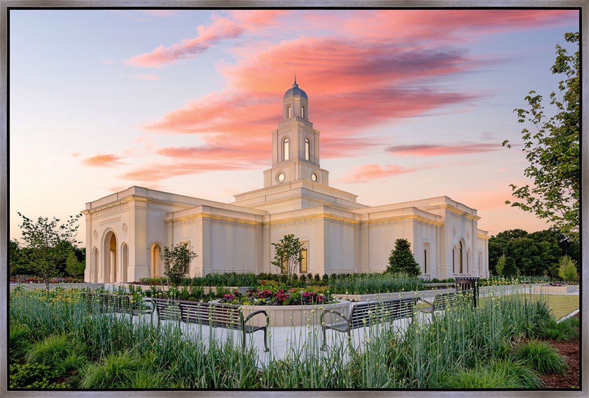 Bentonville Arkansas at Sunrise