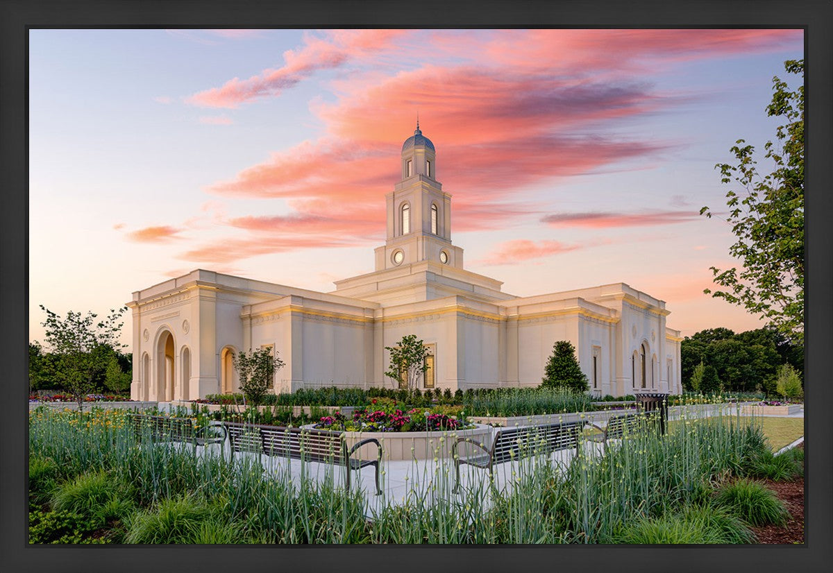 Bentonville Arkansas at Sunrise