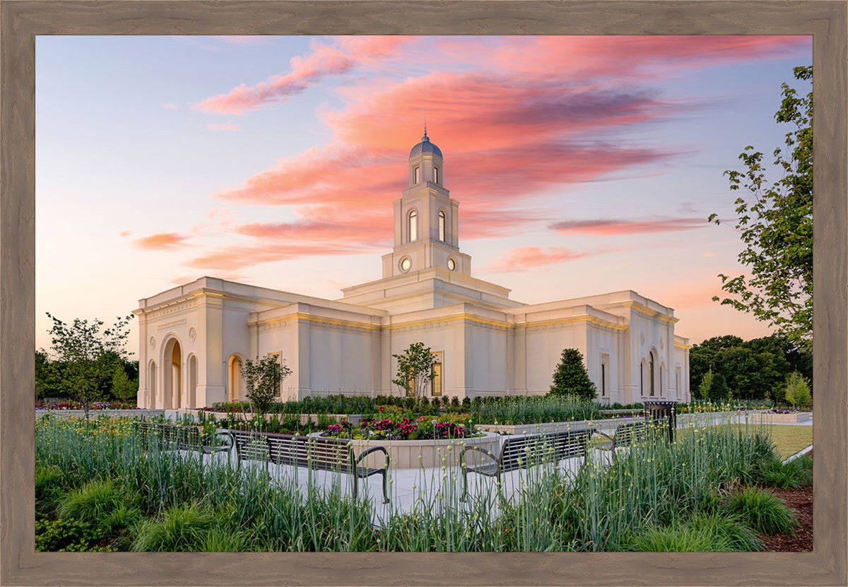 Bentonville Arkansas at Sunrise
