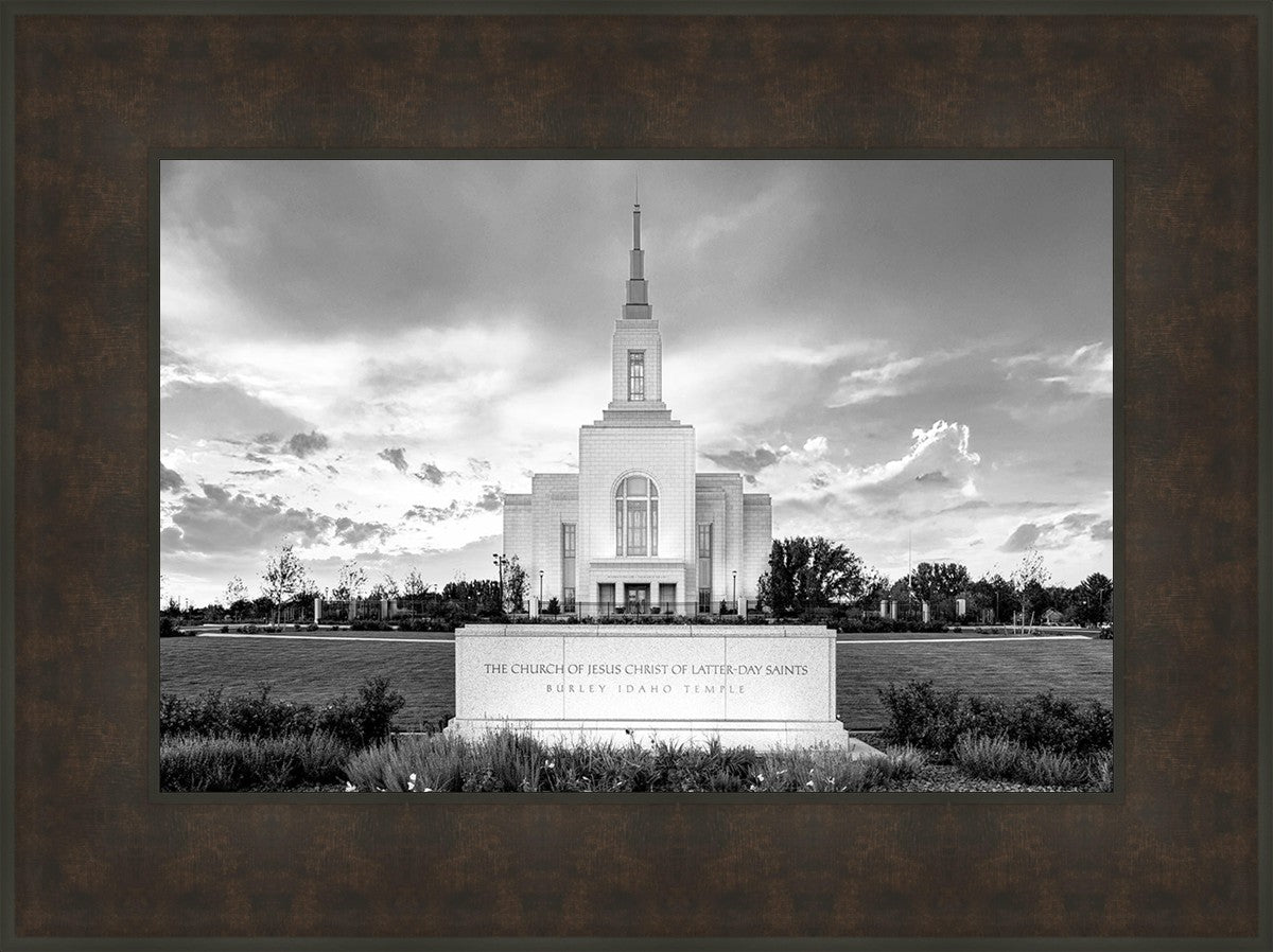Burley Idaho Eternal - Black and White