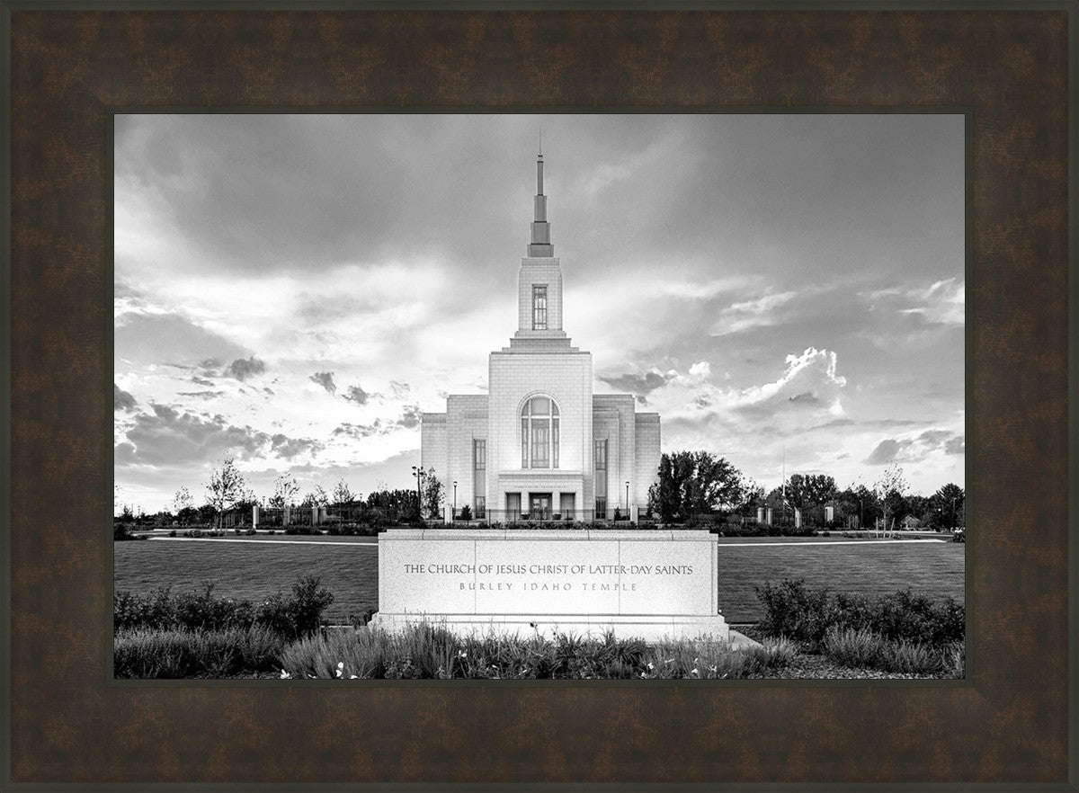 Burley Idaho Eternal - Black and White
