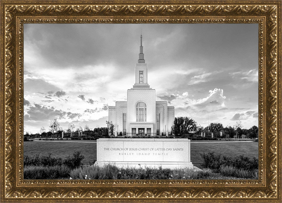 Burley Idaho Eternal - Black and White