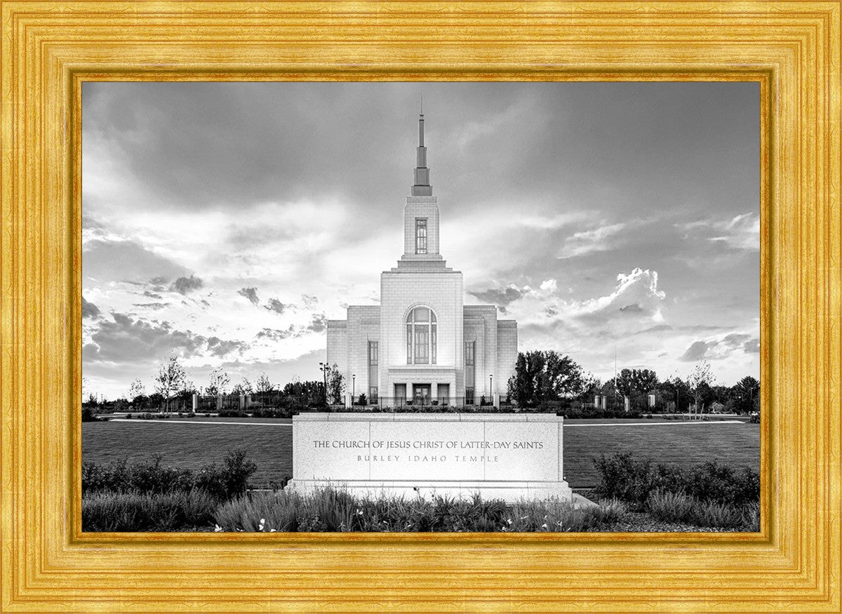 Burley Idaho Eternal - Black and White