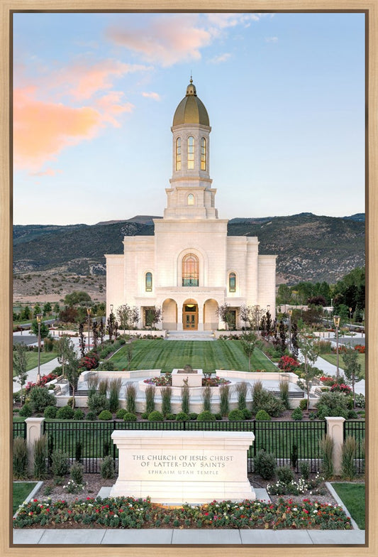 Ephraim Utah at Sunset