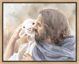 Jesus and the Lamb Gallery Wrap