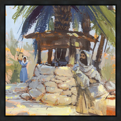 Approaching The Well Gallery Wrap