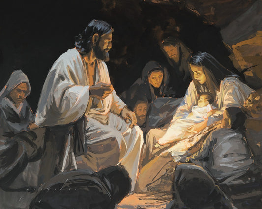 Nativity's Light Gallery Wrap