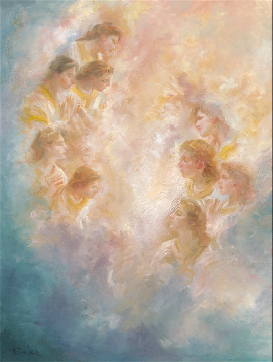 The Heavens Are Open Large Wall Art Gallery Wrap