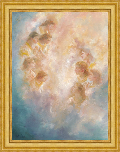 The Heavens Are Open Large Wall Art
