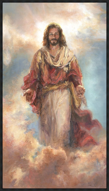 He Comes Large Wall Art Gallery Wrap