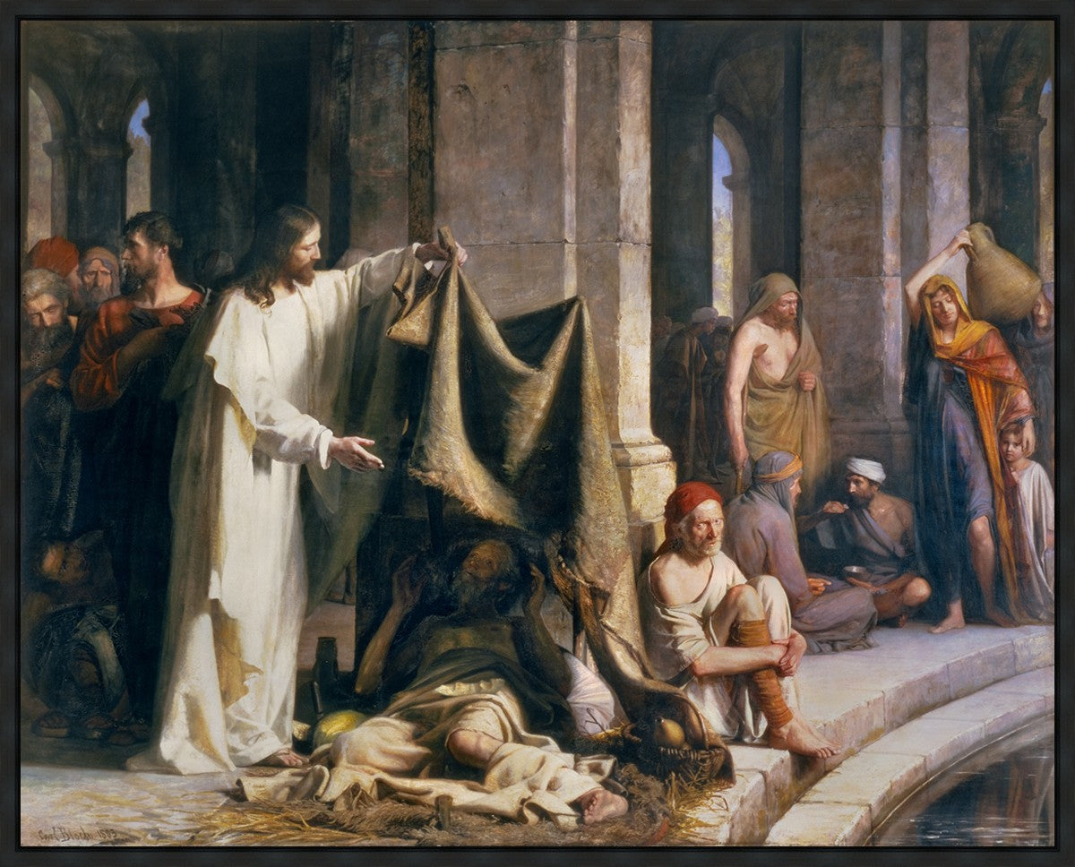 Pool of Bethesda Large Wall Art Gallery Wrap