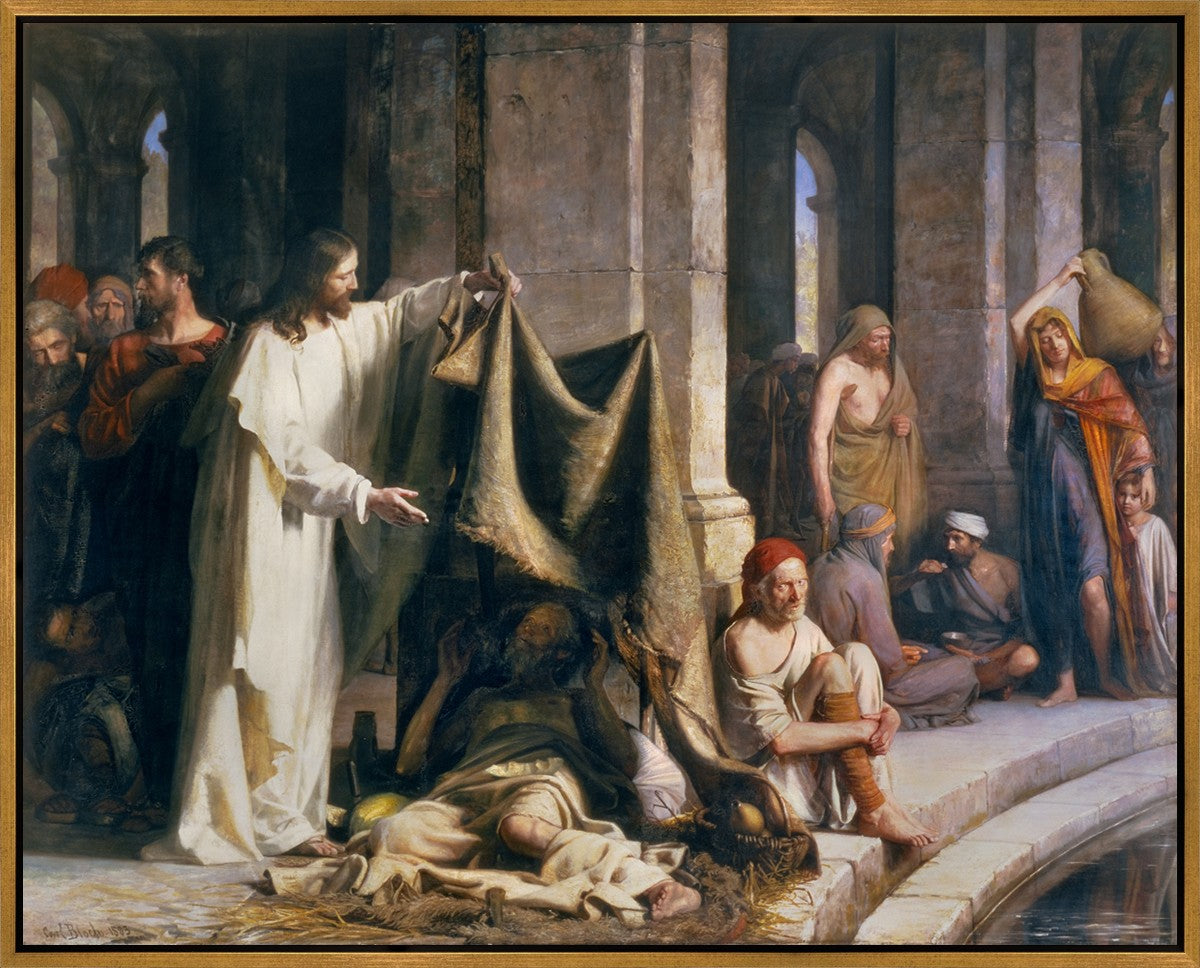 Pool of Bethesda Large Wall Art Gallery Wrap