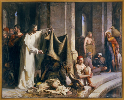 Pool of Bethesda Large Wall Art Gallery Wrap