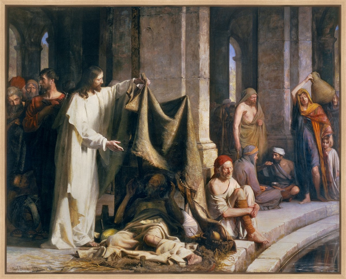 Pool of Bethesda Large Wall Art Gallery Wrap