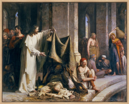 Pool of Bethesda Large Wall Art Gallery Wrap
