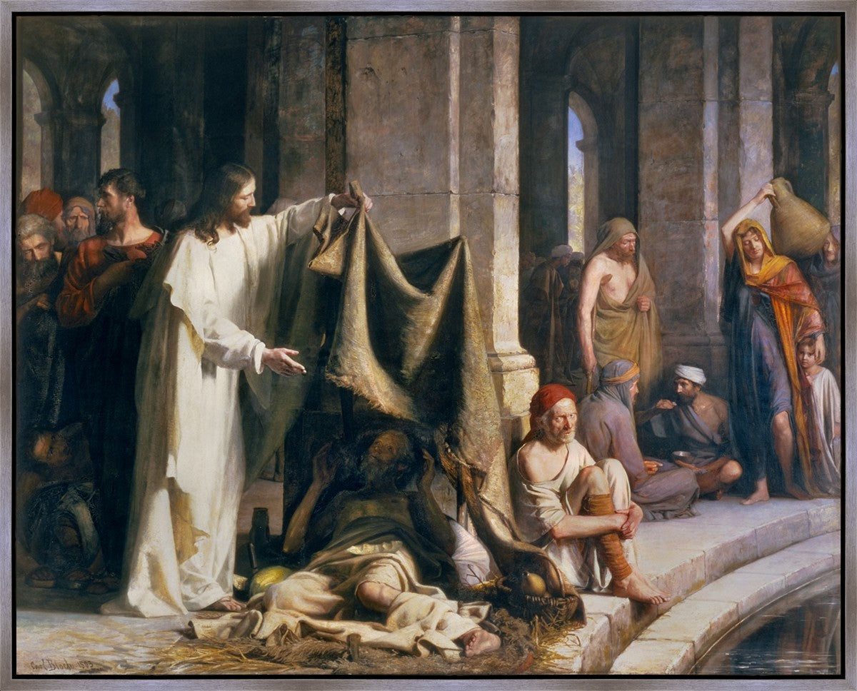 Pool of Bethesda Large Wall Art Gallery Wrap