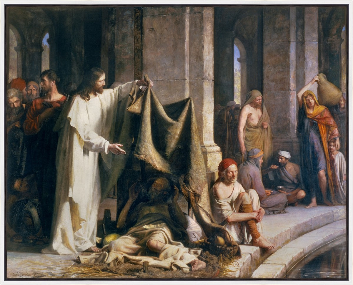 Pool of Bethesda Large Wall Art Gallery Wrap