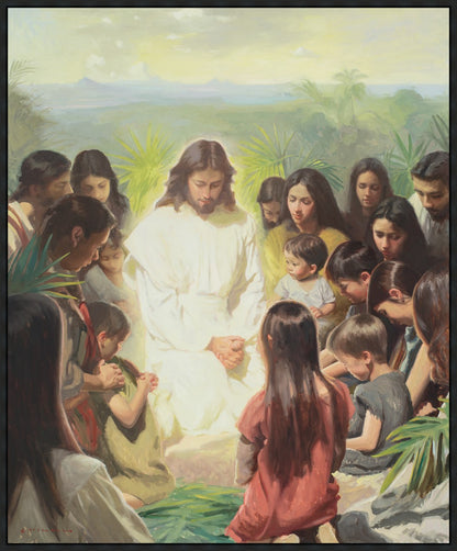 The Things That He Prayed Cannot Be Written Large Wall Art Gallery Wrap