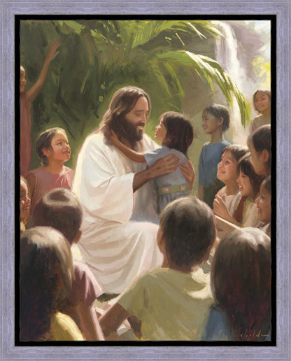 And He Took Their Little Children One by One Gallery Wrap
