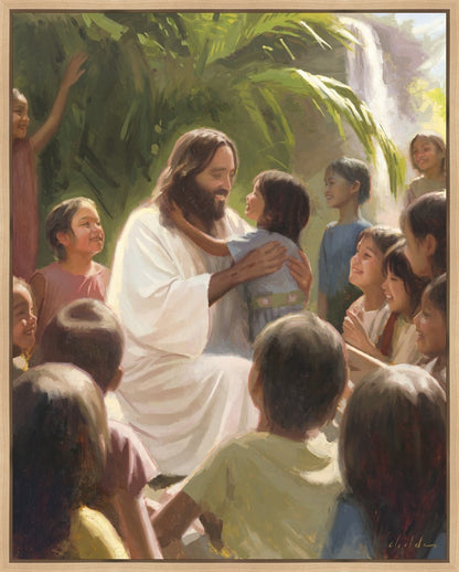 And He Took Their Little Children One by One Gallery Wrap