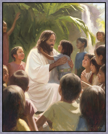 And He Took Their Little Children One by One Gallery Wrap