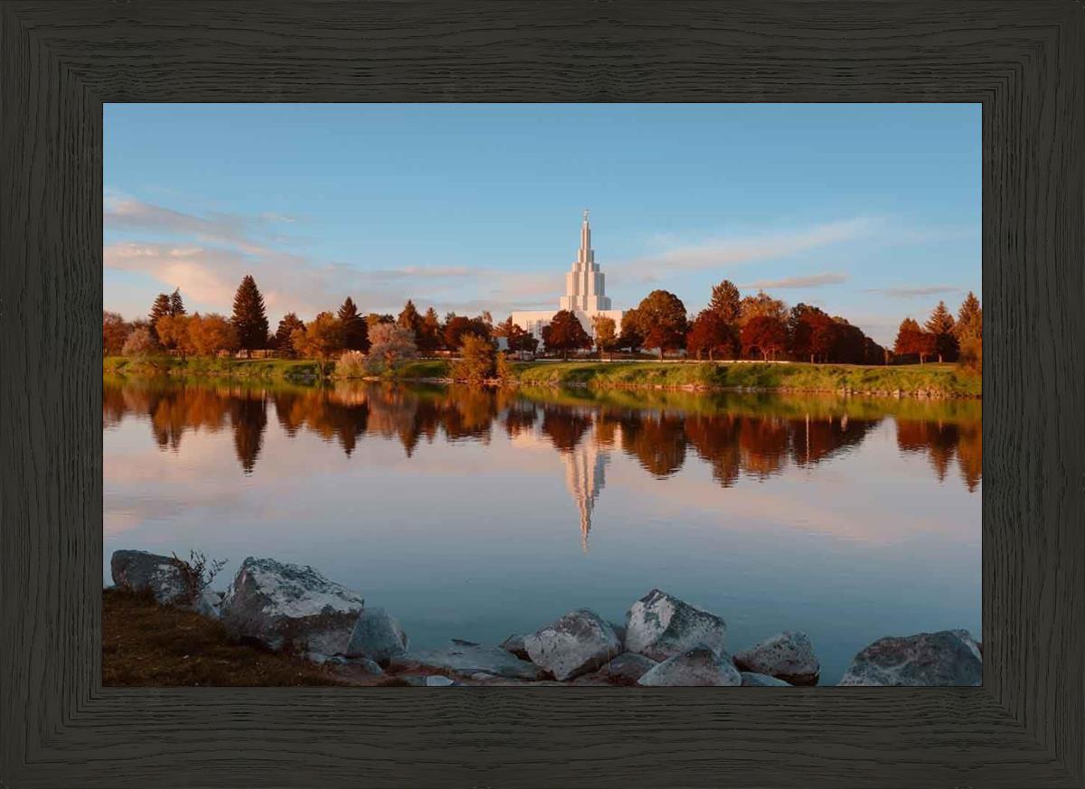 Idaho Falls Sunset on the River
