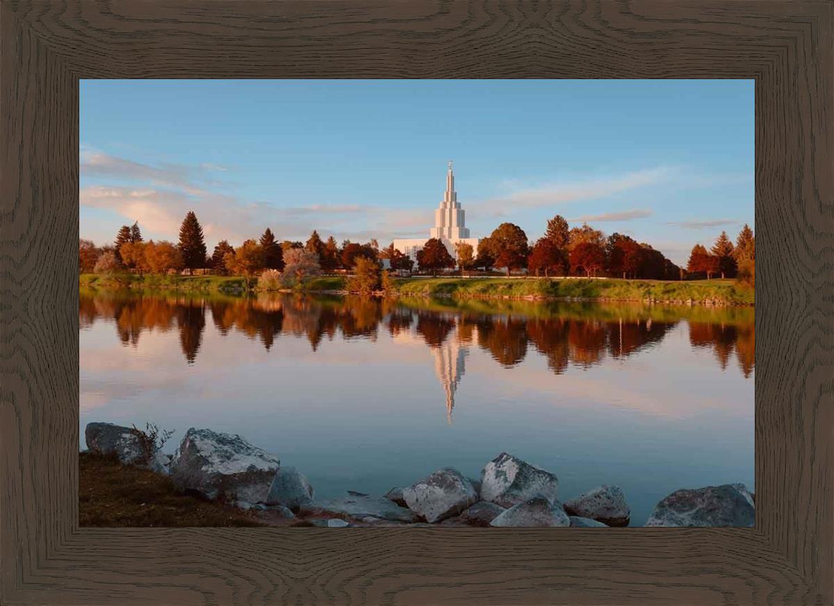 Idaho Falls Sunset on the River