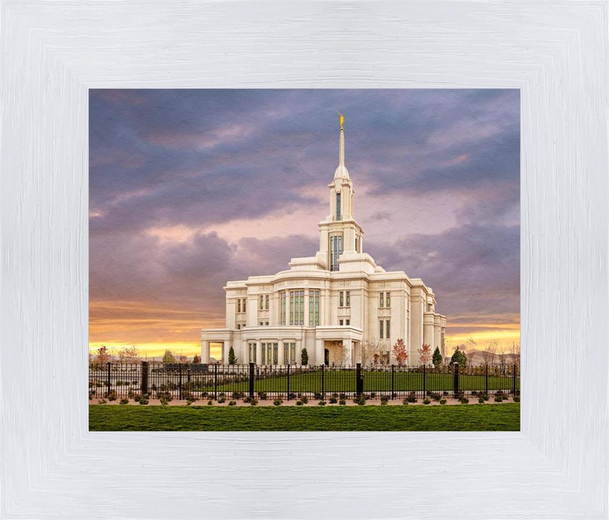Payson Temple Storm Breaks