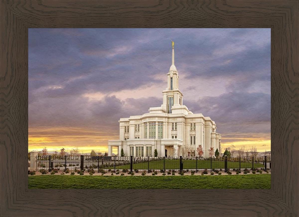 Payson Temple Storm Breaks